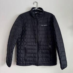 Columbia Omni-Heat 590 Down Quilted Puffer Jacket - Black | Size M